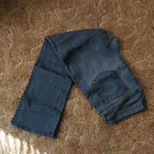 Straight legged jeans